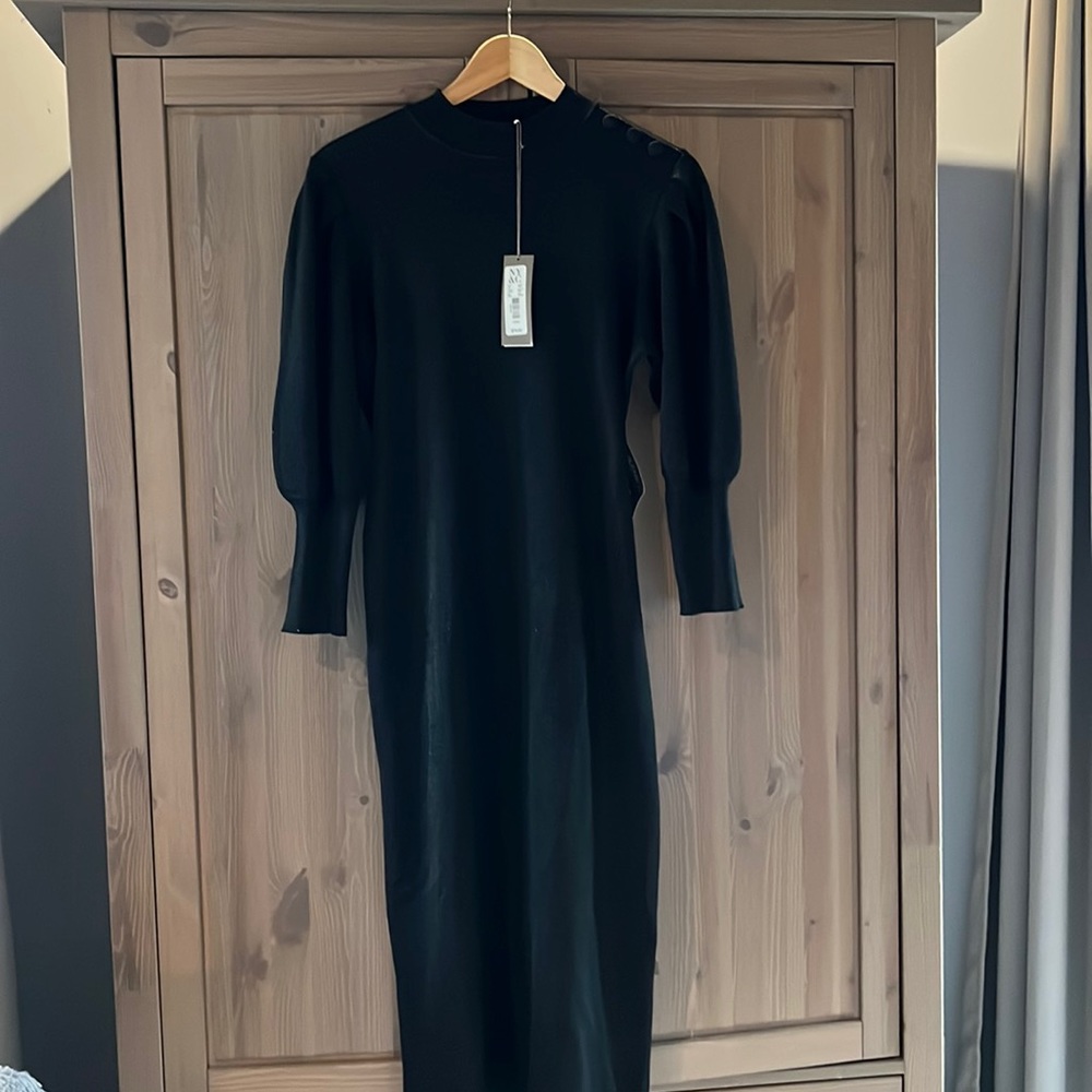 NWT Ny & Co Eva Mendez Maxi Dress - Size L